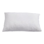 Queen Size Bamboo Fiber Fabric Shredded Memory Foam Adjustable Medium Bed Pillows, LY0200