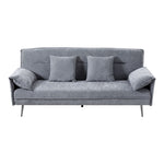 3-Seater Contemporary Convertible Sofa Bed with 2 Pillows, XY0561