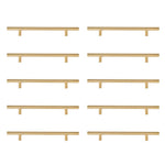 10pcs Stainless Steel T-shaped Cupboard Drawer Door Pull Handles, MD160033 (Ver.2)