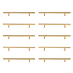 10er-Set goldene Möbelgriffe aus Edelstahl 250 mm, MD160281 (DE)