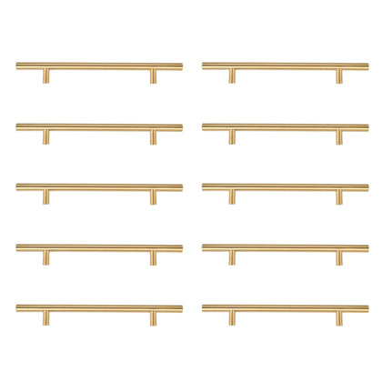 10er-Set goldene Möbelgriffe aus Edelstahl 250 mm, MD160281 (DE)