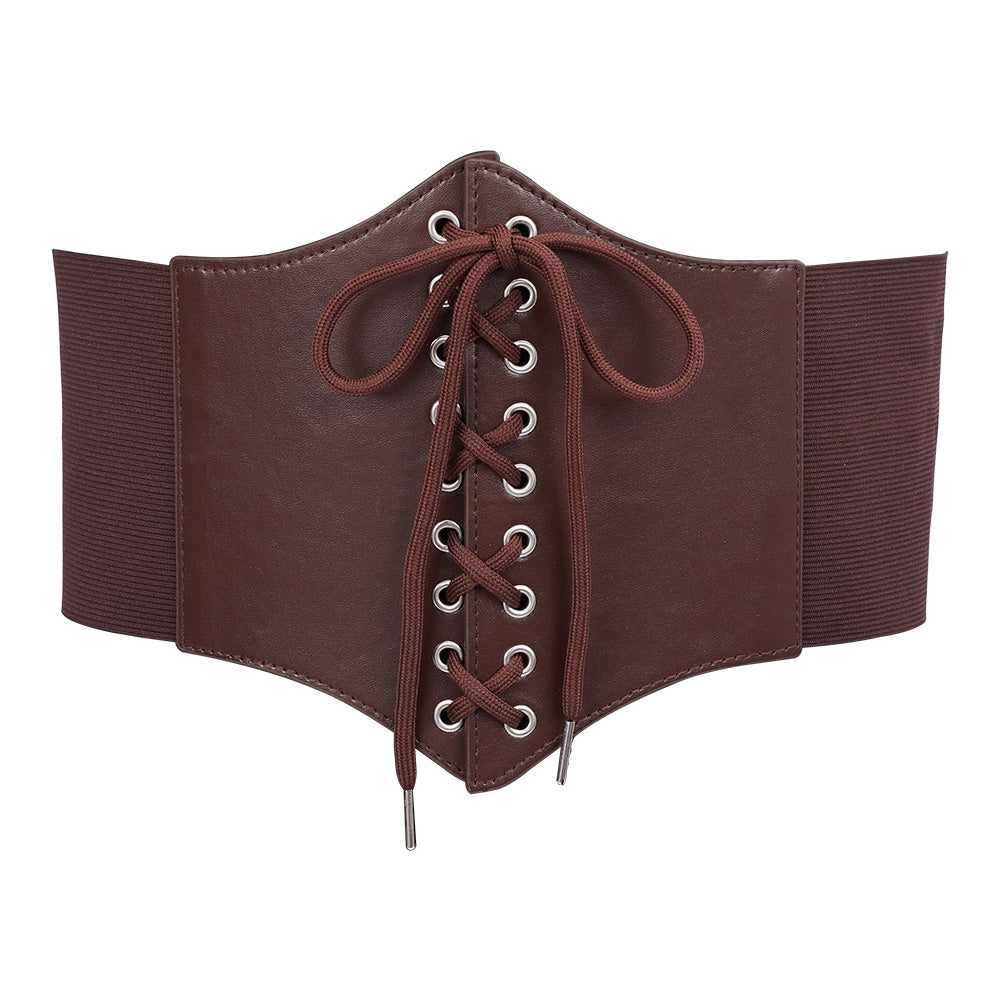 Wacpie Lace-Up Corset Waspie Wide Belt, DQ0055 – EVER STRONG