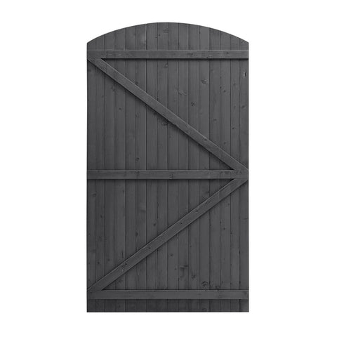 Semi Braced Arch Top Strong Wooden Garden Gate, LG1414