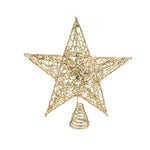 Decorative Star Sequins Christmas Tree Topper with LED Lights, CD0162