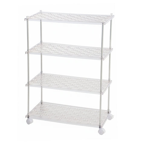 4-Tier Transparent Rolling Storage Cart, HM070241