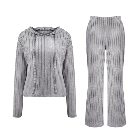 Ribbed Knitted Loungewear Set, CC060318 (Ver.2)