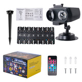 Halloween Christmas Projector Light Multi-Holiday Decor with 16 Sliders, LD540010