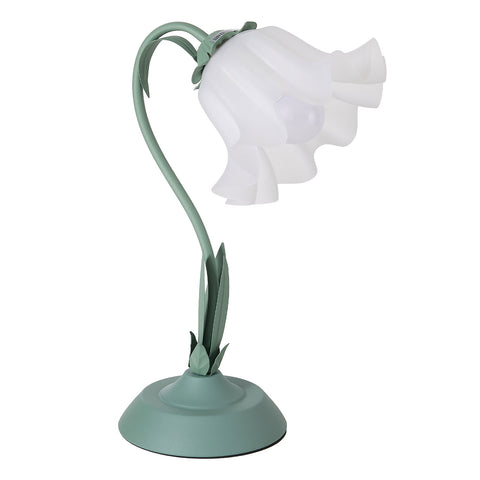 Artistic Flower Table Lamp in Green, LI530104