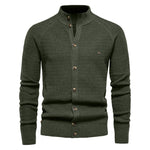 Stand-Up Collar Cardigan Sweater, CC290661