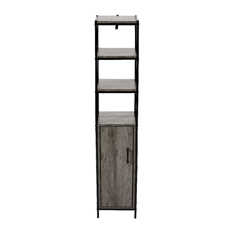 5-tier Tall Storage Cabinet with Single-door, FI0869