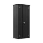 1.5X2.5FT Storage Cabinet Metal Garden Shed with Lockable Door, GS040003 (VER.2)
