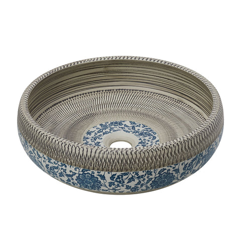 Ceramic Countertop Washbasin Vessel Sink with Waste Kit, MB150044 (Ver.2)