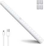 Livingandhome 1.2W Smart Sensor Wardrobe Light, USB Rechargable, 6500K, 20cm, AJ0204