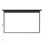 Livingandhome 16:9 Electric Motorized Projector Screen with Remote, 120" Black, AI1296