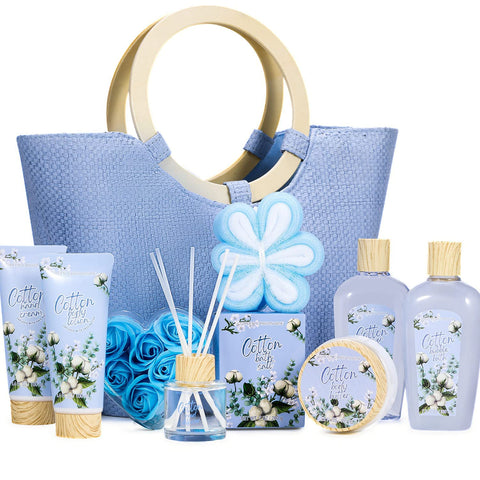 11pcs Cotton Scent Spa Relaxing Gift Bags Sets, AJ0256