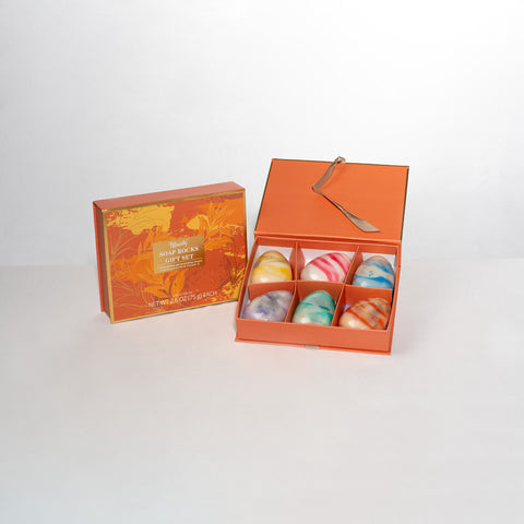 6pcs Hand Face Body Soap Bar Set, AJ0276