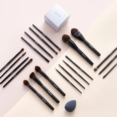 Sheonly Professional Makeup Brush Set 20 Pcs for Foundation Powder Concealers Eye Shadows Blush, BU0423