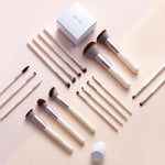 Sheonly Professional Makeup Brush Set 18 Pcs for Foundation Powder Concealers Eye Shadows Blush, BU0424