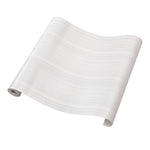 Livingandhome Modern Grey Striped Emboss Non-Woven Wallpaper, CT0323