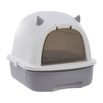 Lifeideas Little Devil Design Enclosed Cat Litter Box, CT0801