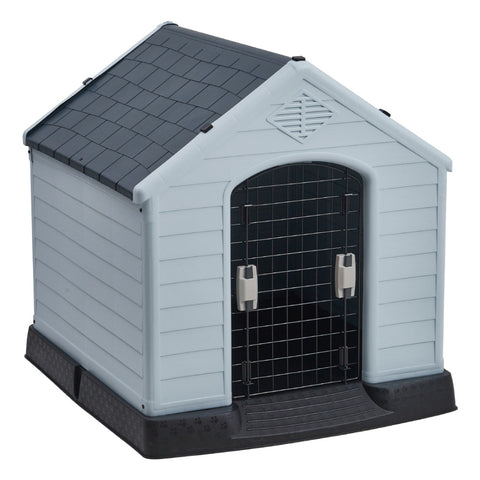 Livingandhome Outdoor Waterproof Dog House with Air Vents and Door, FI0601