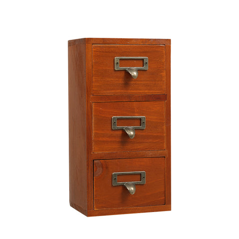 Livingandhome Retro Wooden Drawer Organzier Box, SC0215
