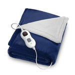 Livingandhome Reversible Flannel Electric Heated Throw Blanket, SC1025