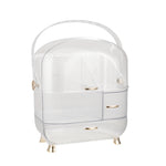Livingandhome Large Dustproof Makeup Cosmetic Organizer with Handle, SC1131