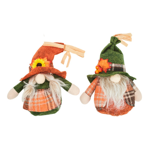 Livingandhome 2 Pack Faceless Gnomes Holiday Home Decoration, SW0636