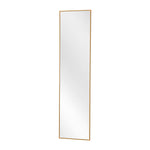 Livingandhome Modern Slim Frame Full Length Wall Mirror, WF0338