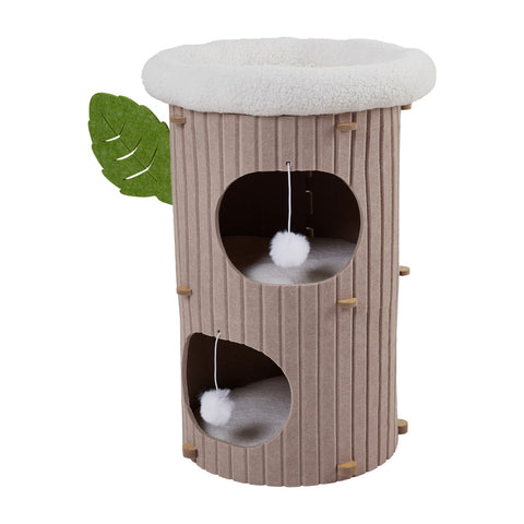 Multifunctional Cat Tree Condo With Hanging Balls, CT1383