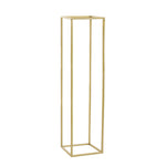 Metal Rectangular Flower Stand Pedestal Wedding Party Ornament, SC0955