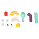 12 Pcs Wall-Mounted Bath Track Toy Set for Kids, TE090143