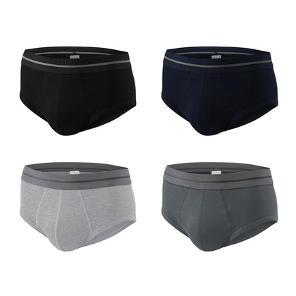 4Pcs Skin-friendly Cotton Underwear Briefs, CC290195