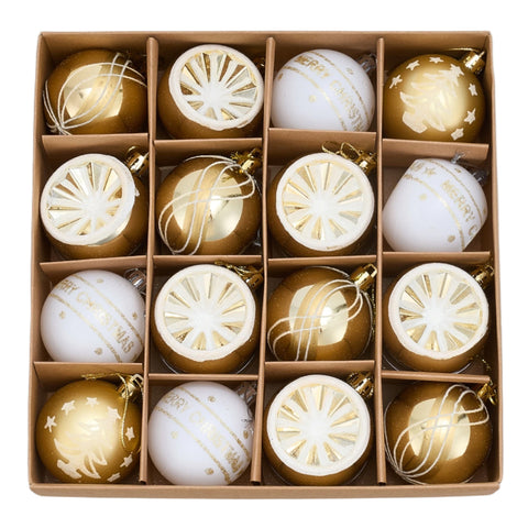16-Piece Christmas Ornaments for Christmas Tree Decorations, IF540194