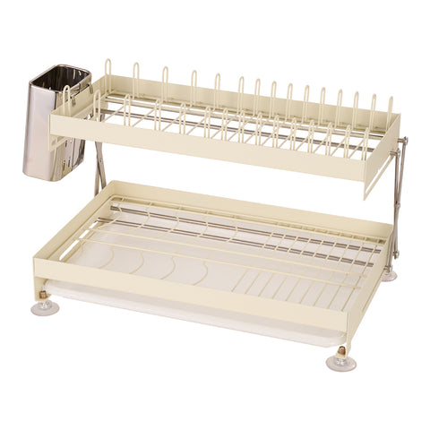 2-Tier Carbon Steel Dish Drainer, HM320009 (Ver.2)