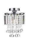 Livingandhome Crystal Mount Ceiling Light, LG1316