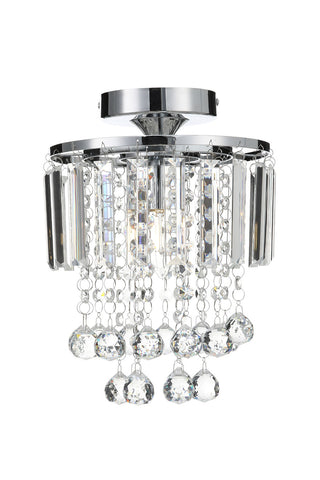 Livingandhome Crystal Mount Ceiling Light, LG1316