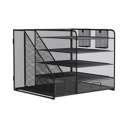 5-Tier Desk Organiser with Vertical File Sorters, HO570025