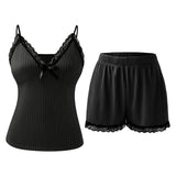 2-Piece Ribbed V-Neck Cami Pyjama Set, CC061756 (Ver.2)