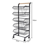 5-Tier Kitchen Trolley, WM0400