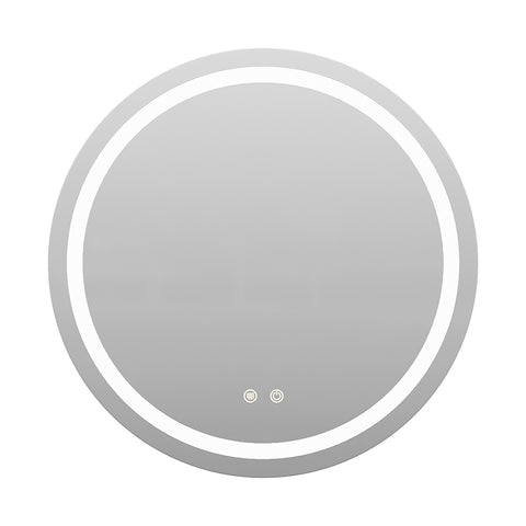 Wall Mounted Round LED Bathroom Mirror, FW240032