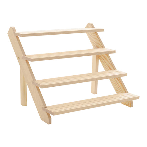 4 Tier Pine Wood Desktop Display Stand, SC2067 (Ver.2)