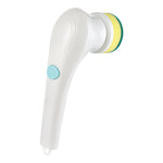 Livingandhome Waterproof 5-in-1 Electric Handheld Cleaning Brush, WZ0143
