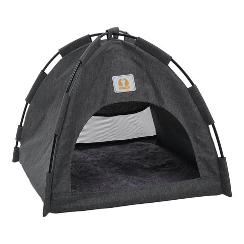 Pets Mood Breathable Dog Cat Tent with Cushion for Indoor Outdoor, WF0139