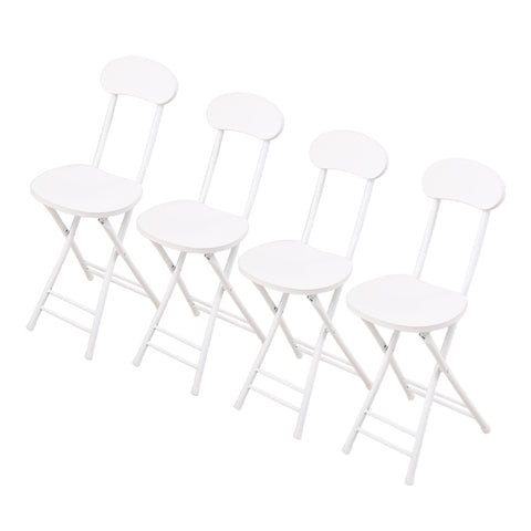 4Pcs Portable Foldable Dining Chairs, FD240035