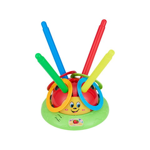 3 in 1 Interactive Musical Jump and Toss Ring Game Toy Set, TE090040