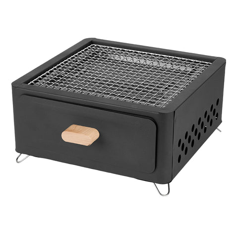 Portable Metal BBQ Grill & Tea Stove with Foldable Legs, CH0089 (Ver.2)