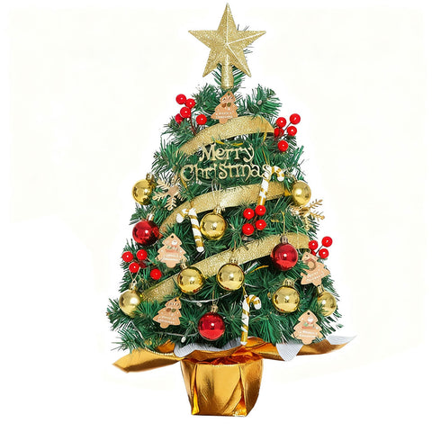 Tabletop Artificial Christmas Tree Decoration with String Light, IF070084