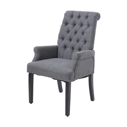 Grey Upholstered Dining Chair, ZH1698 (Ver.2)